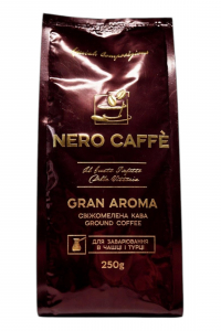 Кава Nero Caffe Gran Aroma мелена 250 г (60706)