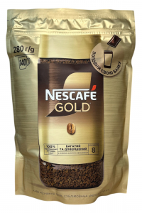 Кофе Nescafe Gold растворимый сублимированный 280 г (52685)