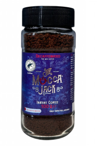Кава Mocca Jack Decaffeinated агломерована розчинна без кофеїну 100 г у скляній банці (61216)