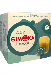 Кава Gimoka Dolce Gusto PISTACCHINO фісташка 16 капсул (59834)