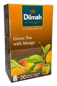 Чай Dilmah зеленый со вкусом манго 20 пакетиков (60521)