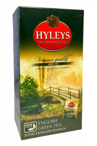 Чай Hyleys зеленый Английский 25 пакетов в фольге  (60590)