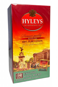 Чай Hyleys Королевский купаж черный с цедрой цитрусовых и бергамотом 25 пакетов в фольге (60587)