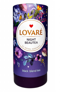 Чай Lovare Night Beautea черный с гранатом и инжиром 80 г (59238)