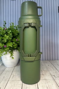 Термос Сержант зеленый 1200мл (58956)