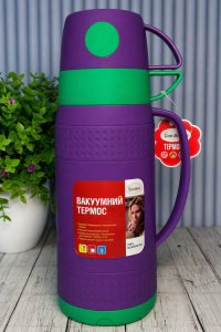 Вакумний термос Con Brio з скляною колбою 1л (58490)
