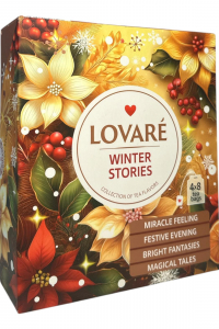 Чай  Lovare Winter Stories Новорічний набір чорного асорті 32 пакетика (60882)
