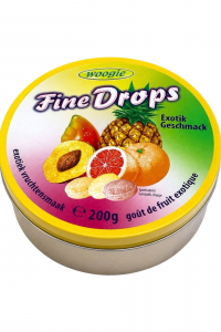 Льодяники Woogie Fine Drops Exotik Geschmack фруктові 200 г (60594)