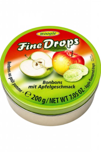Льодяники Woogie Fine Drops зі смаком яблука 175 г (56977)