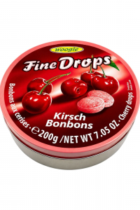 Льодяники Woogie Fine Drops зі смаком вишні 200 г (56812)