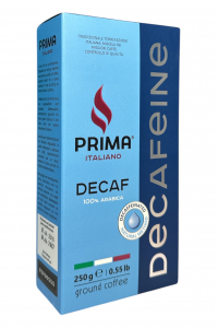 Кава Prima Italiano DEKAF без кофеїну мелена 250г (61310)