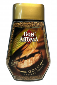 Кава Bon Aroma Gold розчинна сублімована в скляній банці 200 г (61353)