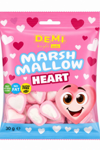 Маршмеллоу DEMI Heart cерце 30г (61338)