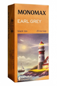 Чай Monomax EARL GREY чорний в пакетиках 25*1,5 г (52146)