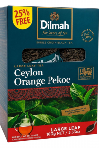 Чай Dilmah Ceylon чорний крупнолистовий 100 г (60524)