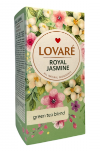 Чай Lovare Royal Jasmine зелений в пакетиках 24 шт х 1,5 г (61533)